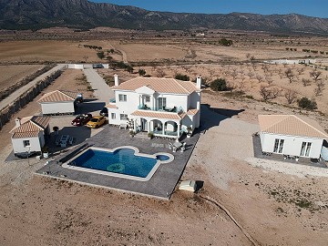 Luxury new build villa including plot and pool, with guest house and garage option