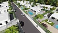 Moderne vrijstaande villa's met privézwembad, 3 slaapkamers, 2 badkamers op een perceel van 550 m2 in Alicante Property